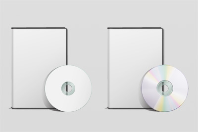 DVD cover psd layered material