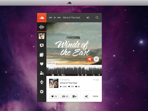 Soundcloud Music Player App Ui