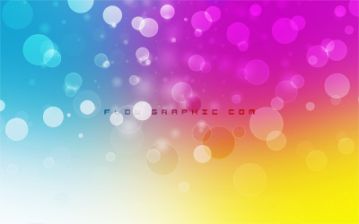 Colorful and bokeh psd