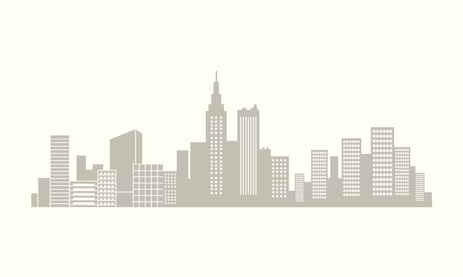 Simple city vector pattern