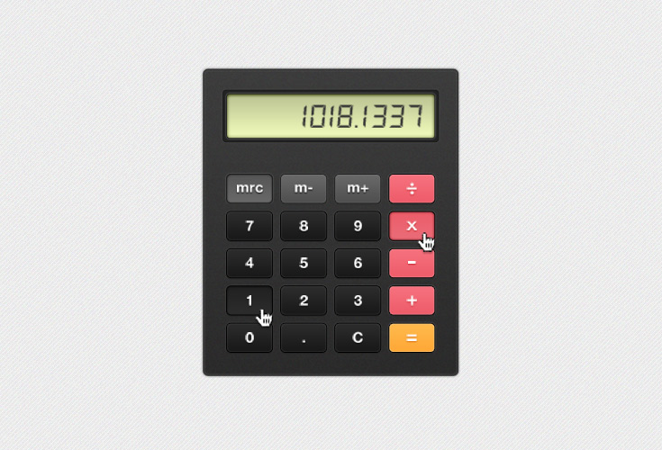 Vector calculator Psd file