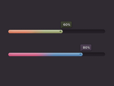 colorful progress bar psd file