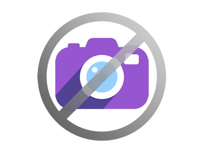  No photography sign psd
