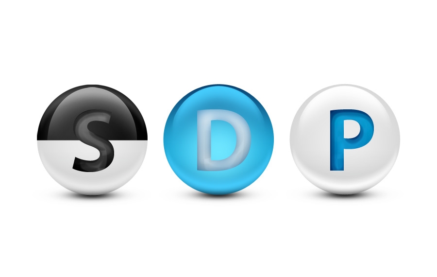 Glossy spheres psd material
