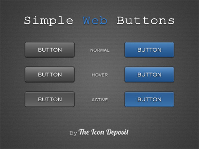 Simple Vertor Web Buttons